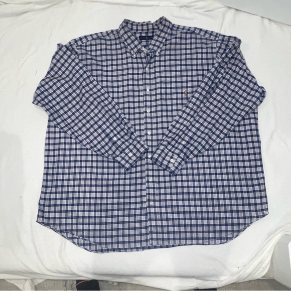 RALPH LAUREN Mens 3XB Plaid Button-Down Shirt Bundle – Set of 3 | Classic Oxford - Picture 8 of 16